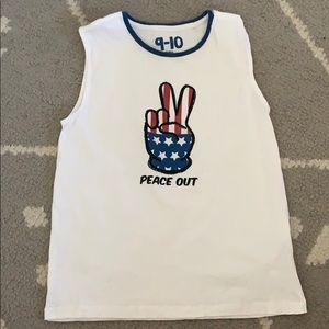 KIDS Cotton on peace sign tank